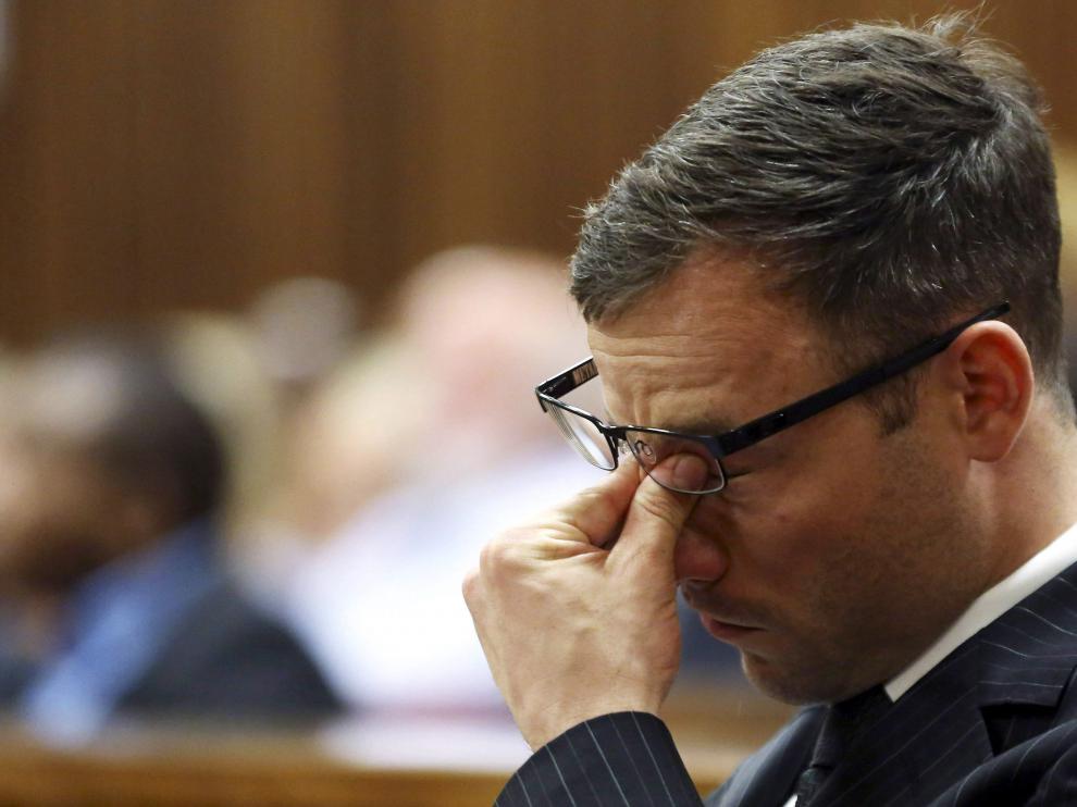 Pistorius en los juzgados de Pretoria, foto de archivo