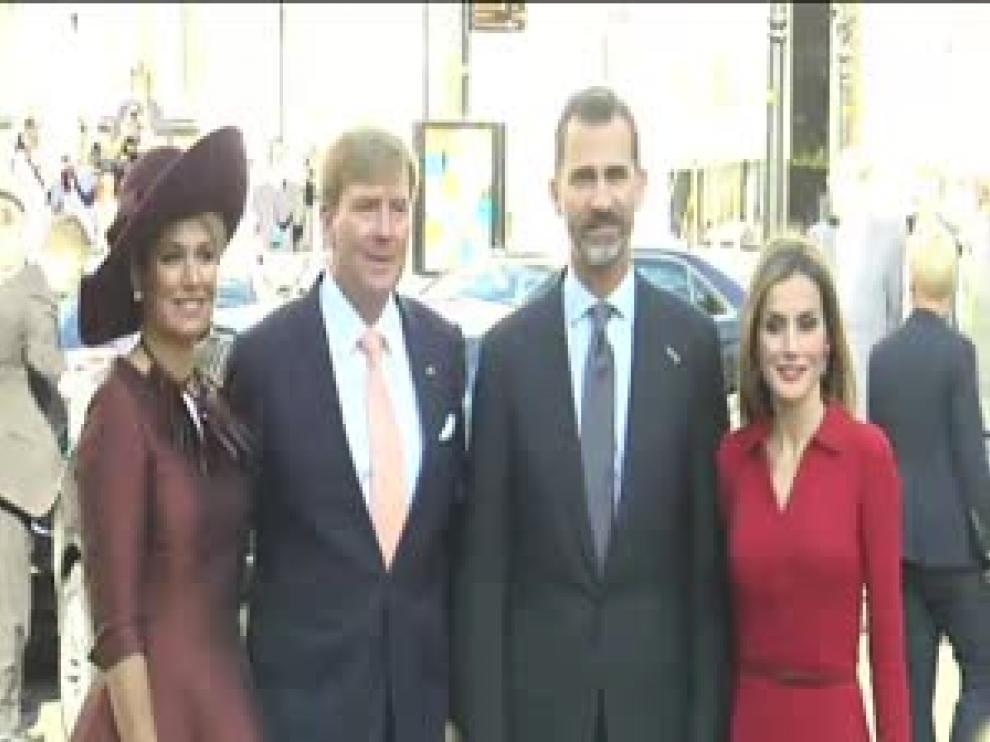 Los reyes, en Holanda.