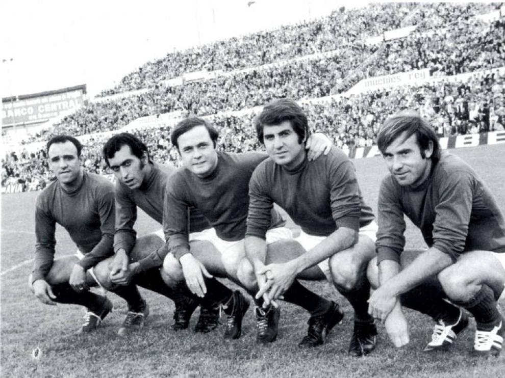 Se cumplen 50 años de la primera alineación de la delantera de los Magníficos.