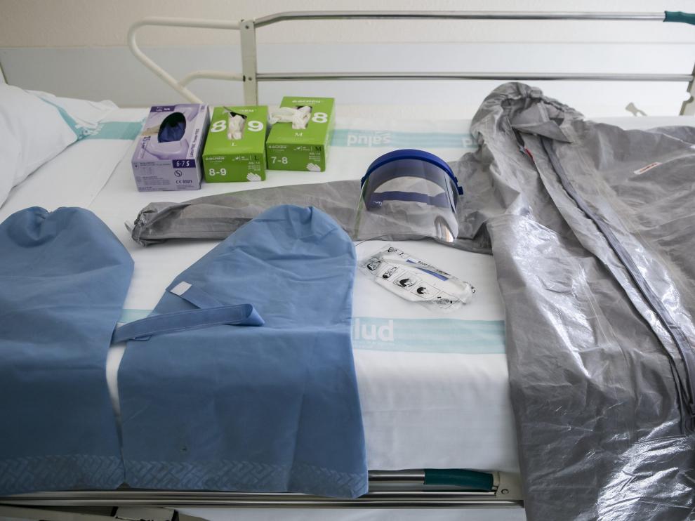 Traje protector para los sanitarios
