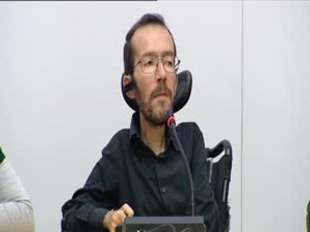 Pablo Echenique (Podemos): Hemos demostrado en muchas ocasiones que somos algo nuevo