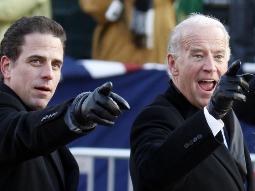 Hunter Biden (i) y Joe Biden (d) en una imagen de archivo