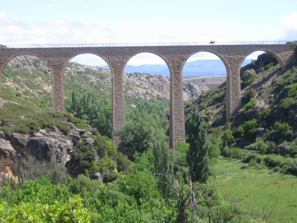 Vía verde de Ojos Negros, en Teruel.