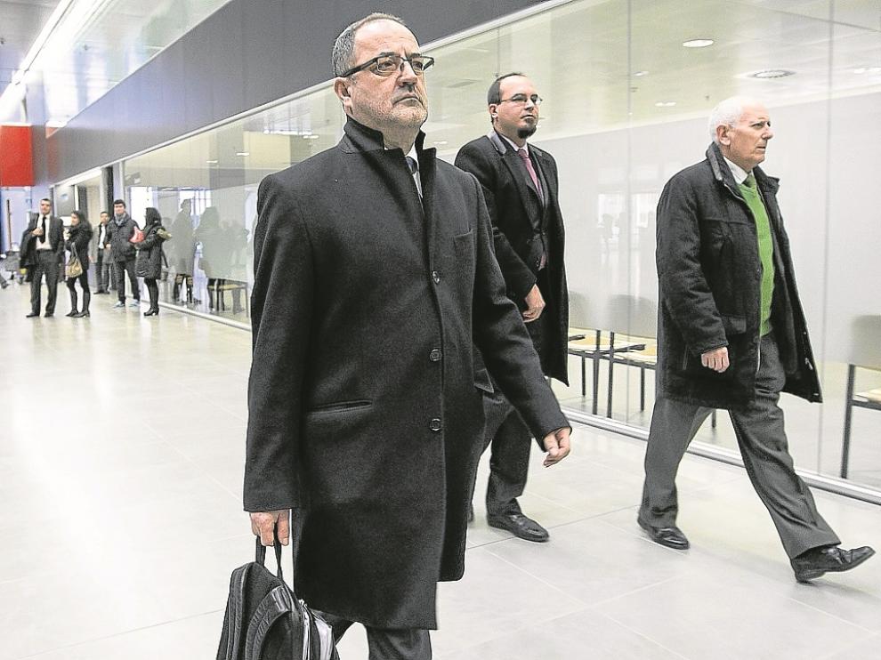 Agapito Iglesias tendrá que volver el lunes a la Ciudad de la Justicia de Zaragoza.