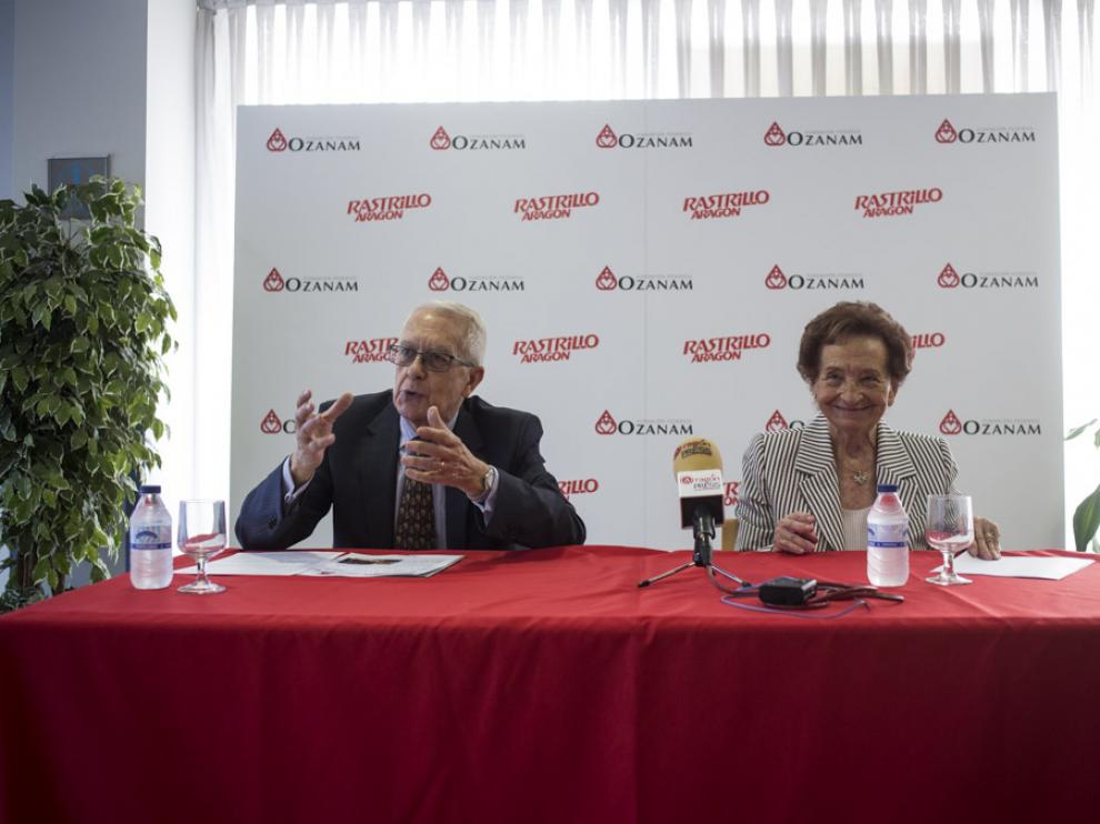 El presidente de la Fundación, Enrique Santamaría, y la vicepresidenta, Ana María Cortés