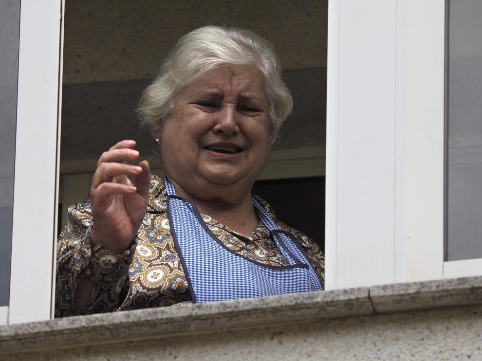 Jesusa Ramos en su casa del municipio lucense de Becerreá
