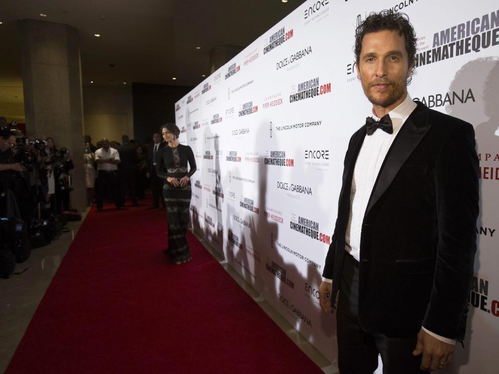 Matthew McConaughey durante unos premios en Beverly Hills