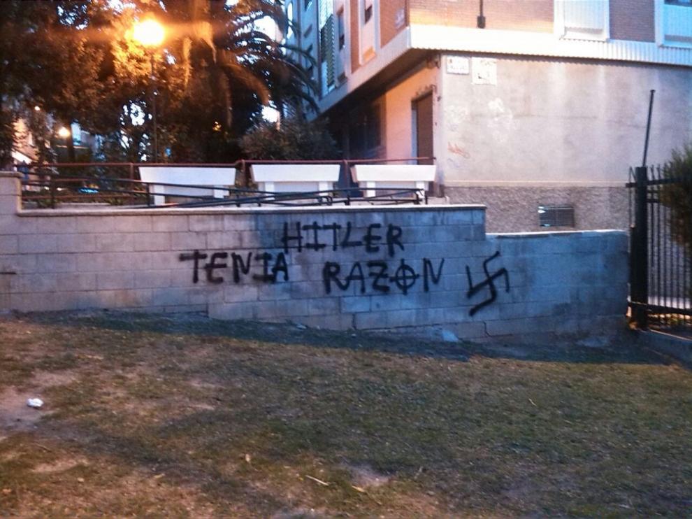 Pintadas nazis del IES Pablo Gargallo