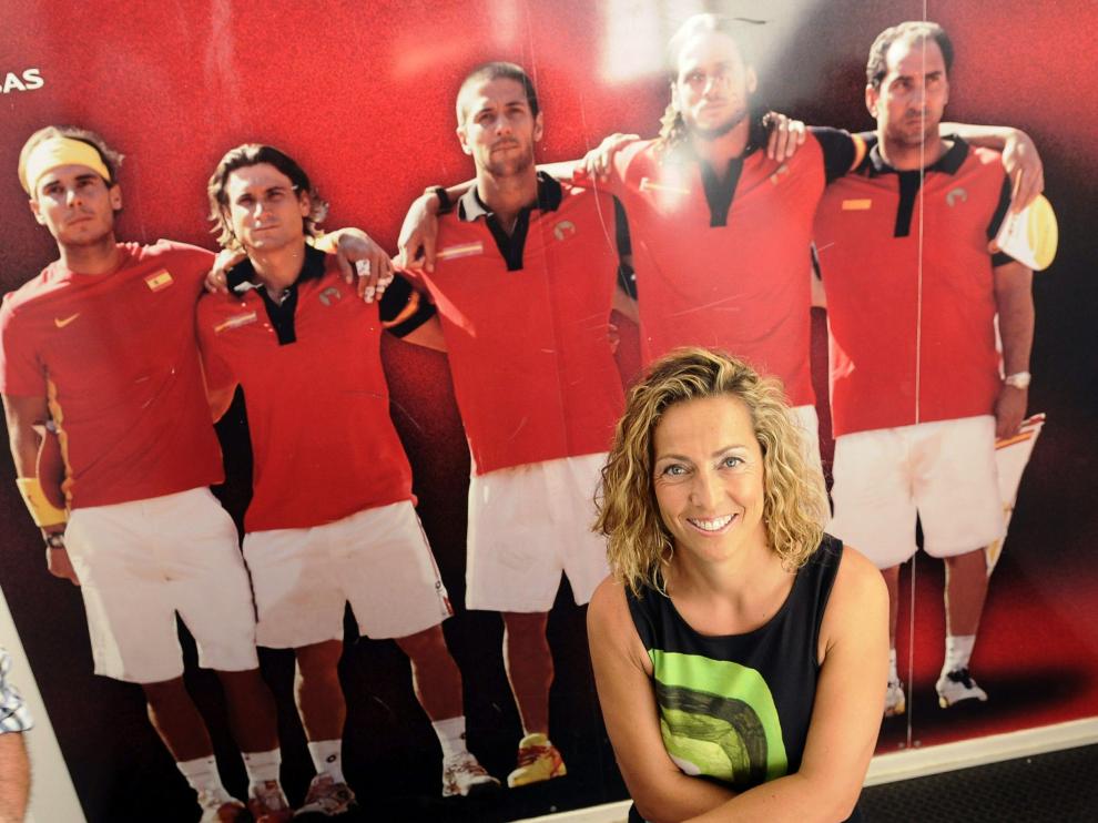 Gala León en la Federación Andaluza de Tenis, Sevilla