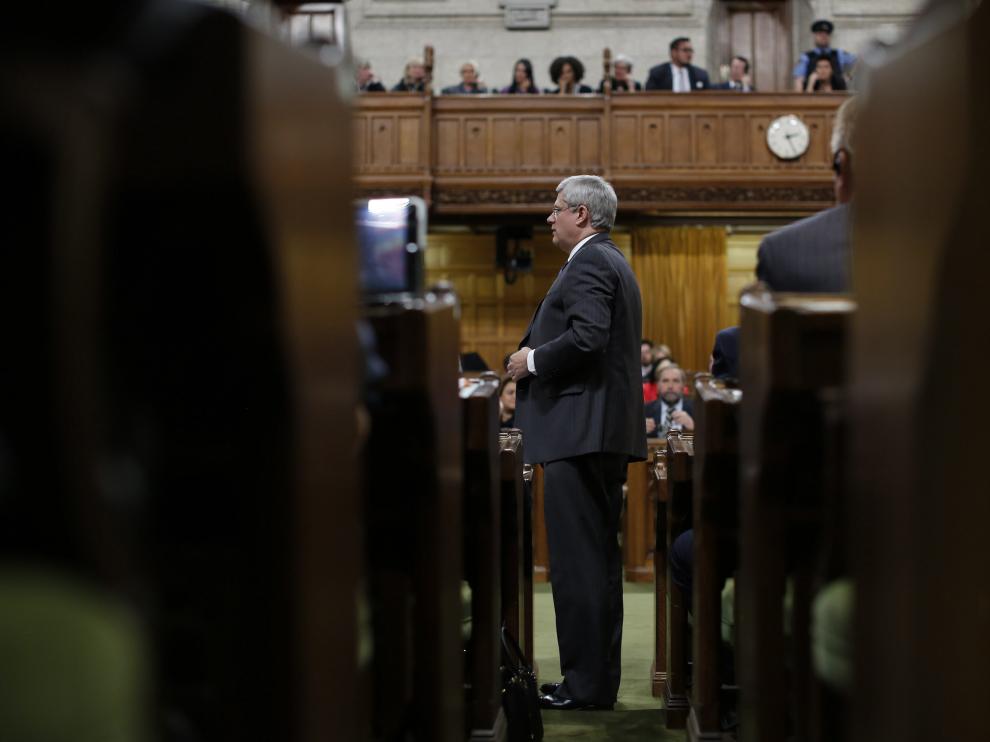 Harper se ocultó en un armario durante 15 minutos