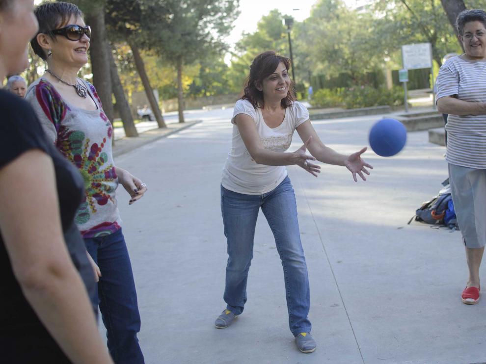 Muchas personas se han acercado a disfrutar del Parque Delicias este sábado