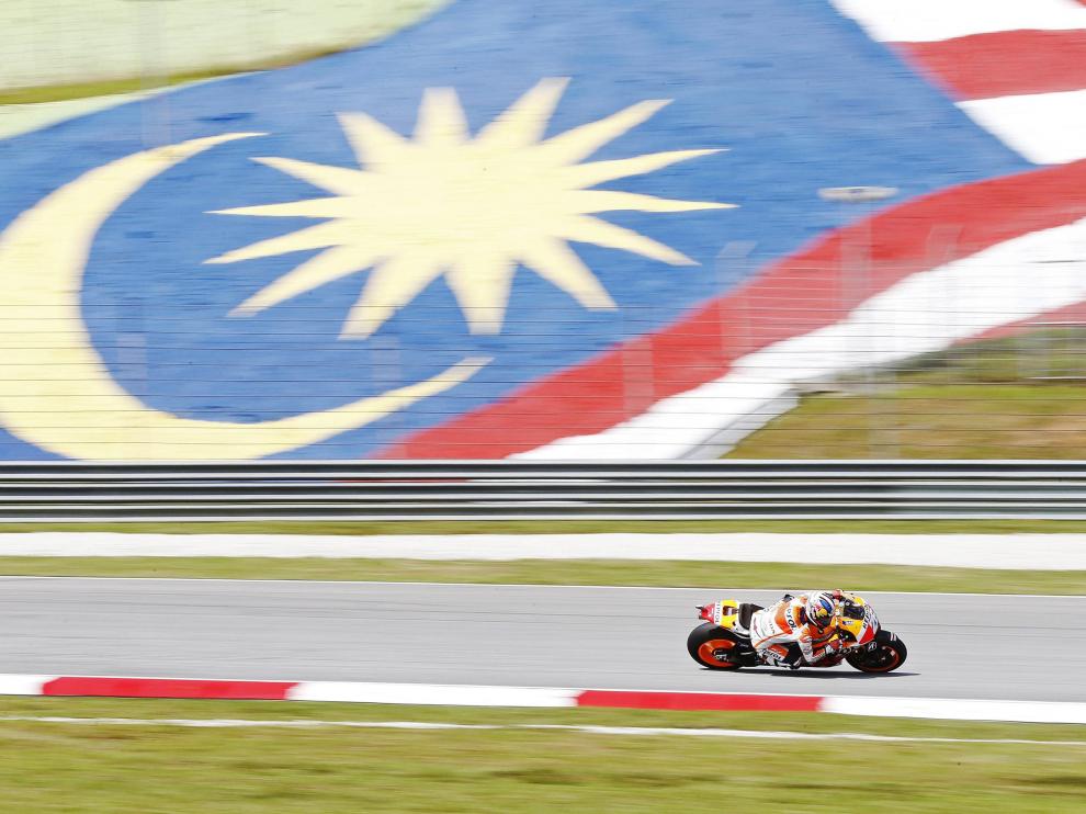 Dani Pedrosa fue el más rápido, solo por 37 milésimas de segundo