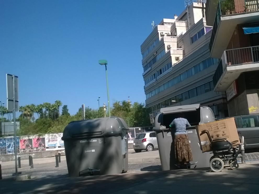 El Ayuntamiento de Sevilla multará con hasta 750 euros a quienes rebusquen en la basura