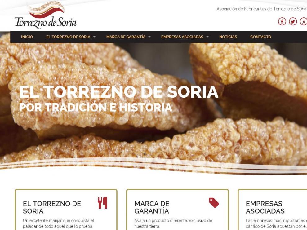 Nueva web de 'Torrezno de Soria'