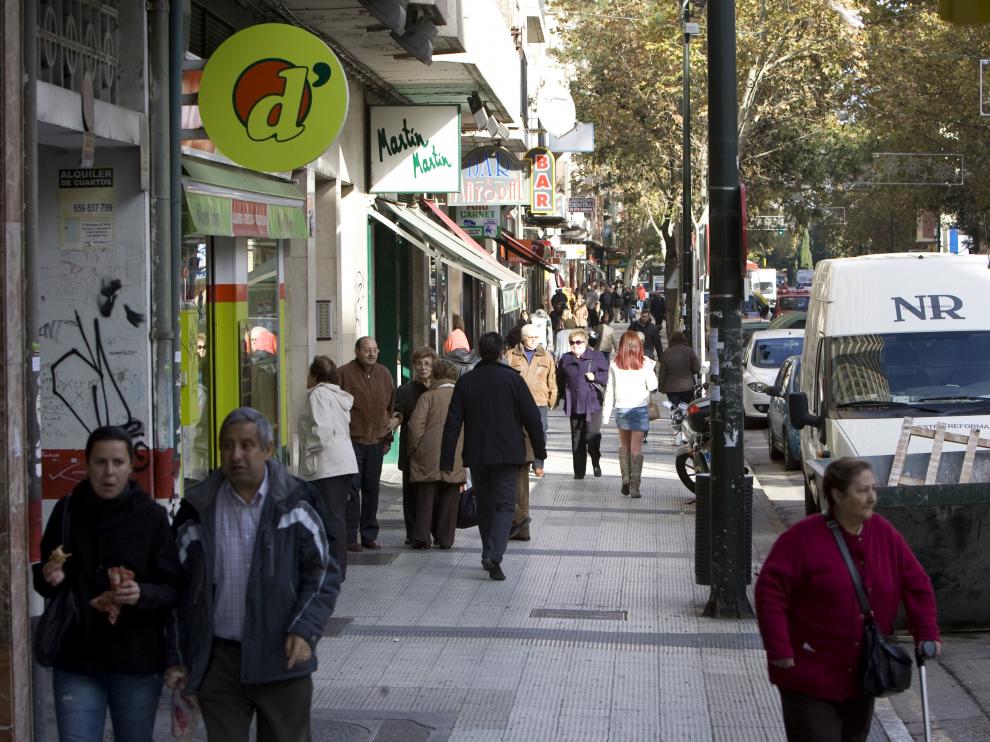 Imagen de archivo de la calle Sobrarbe, en el Arrabal