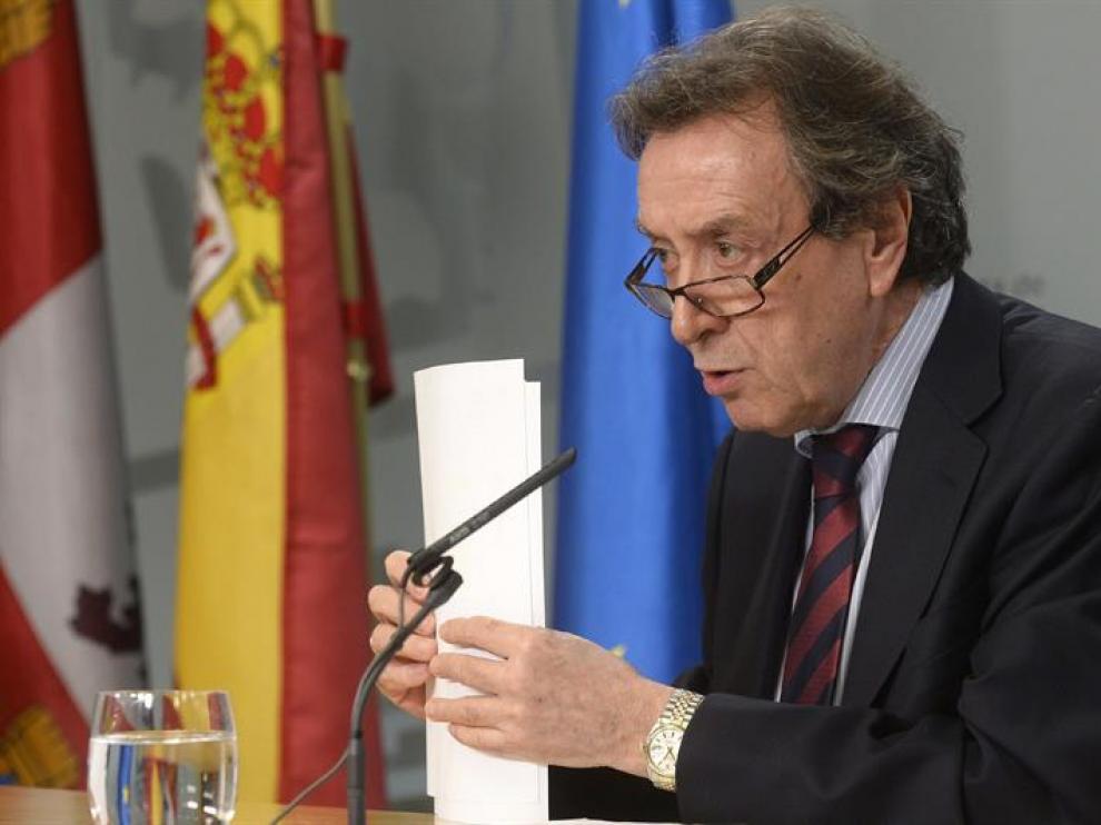 El consejero de Presidencia y portavoz de la Junta de Castilla y León, José Antonio de Santiago-Juárez, en rueda de prensa