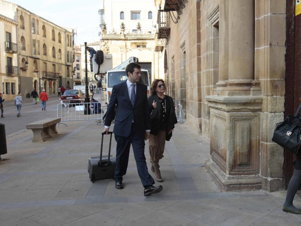 La expresidenta de la Cámara a su llegada al Palacio de Justicia, en una imagen de archivo
