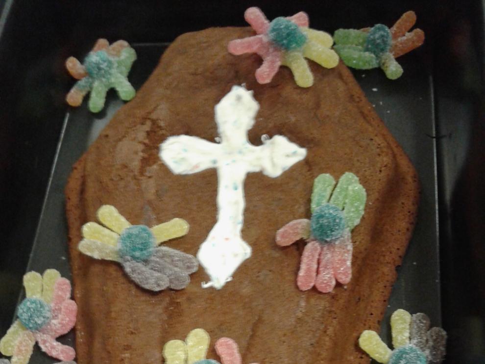 Brownie de chocolate de Halloween