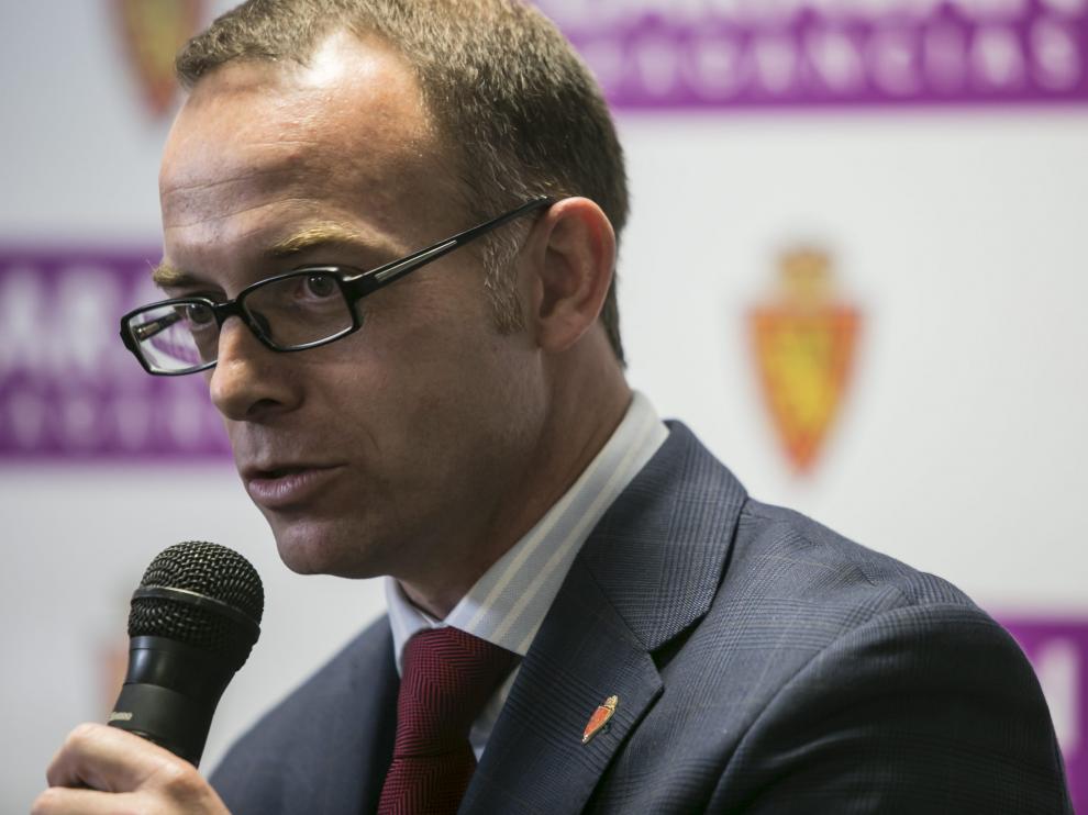 Christian Lapetra, presidente del Real Zaragoza
