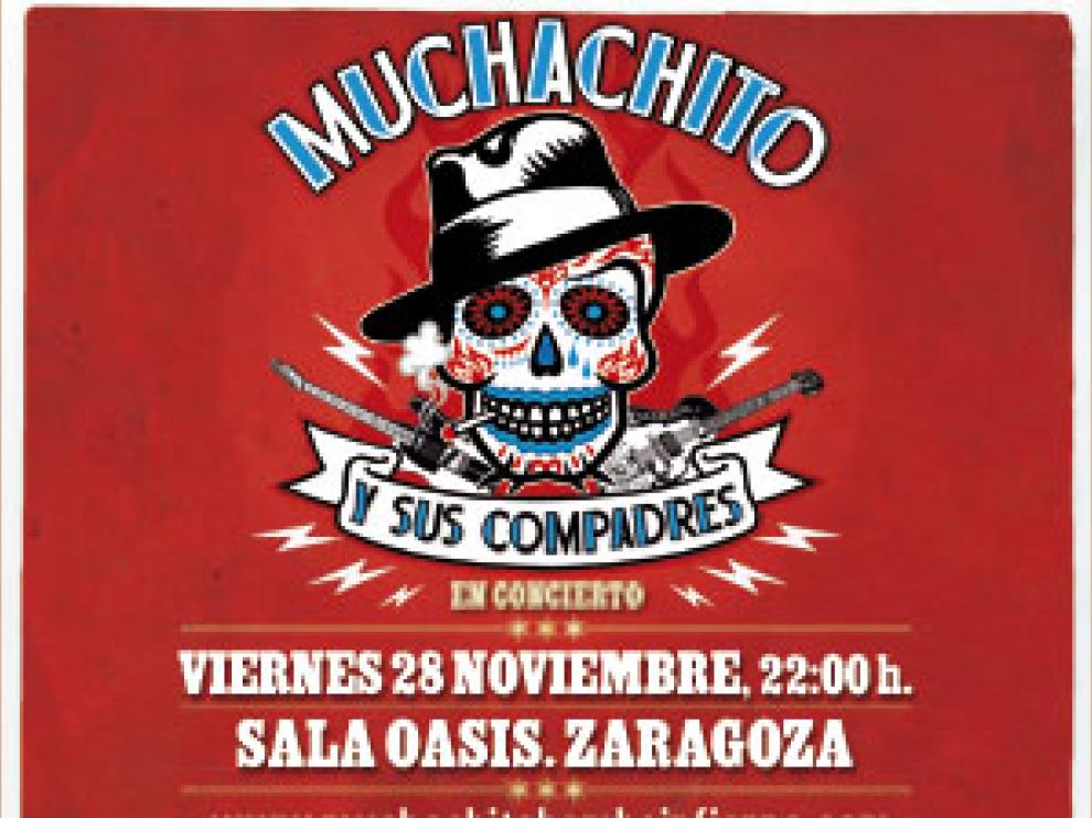 Muchachito y sus compadres en la sala Oasis