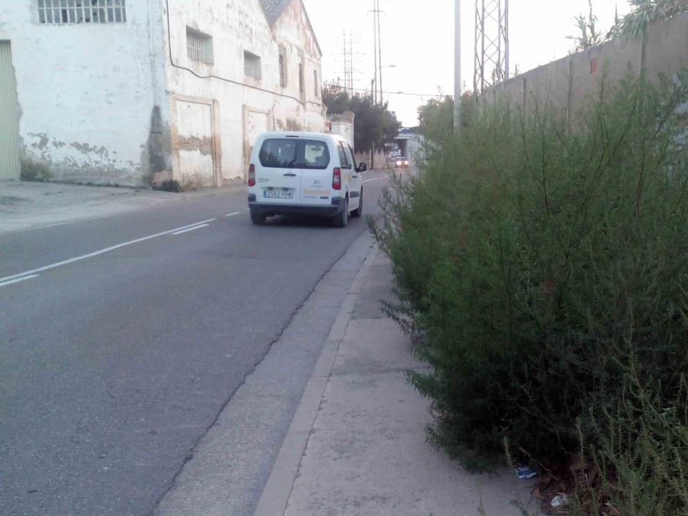 Aceras en el Camino de los Molinos