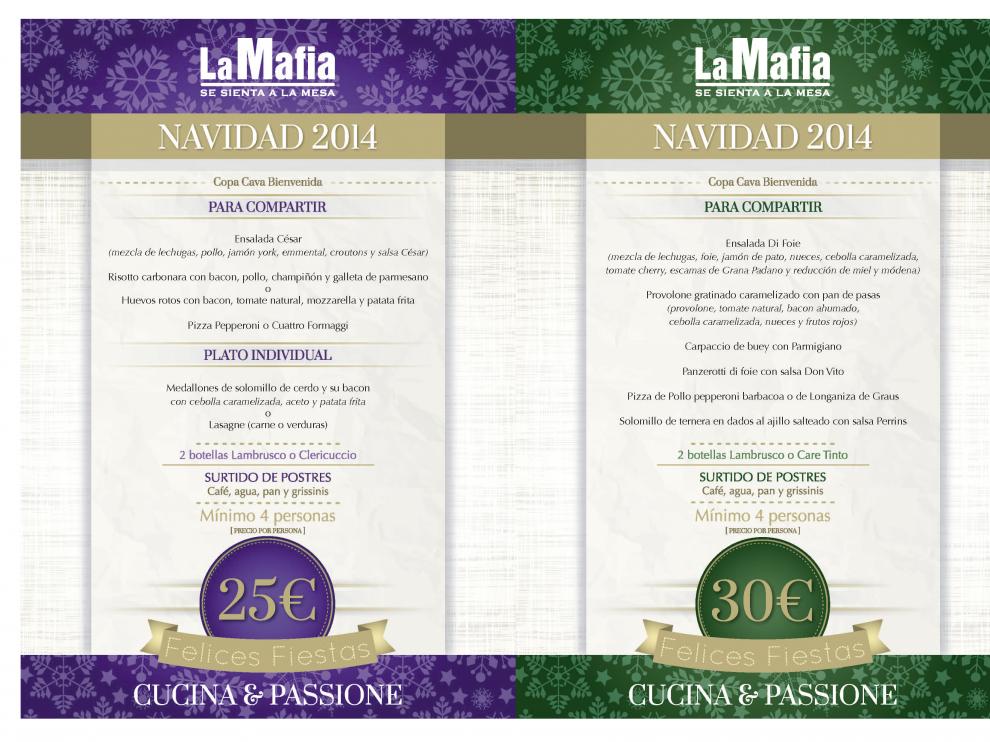 Menús de Navidad