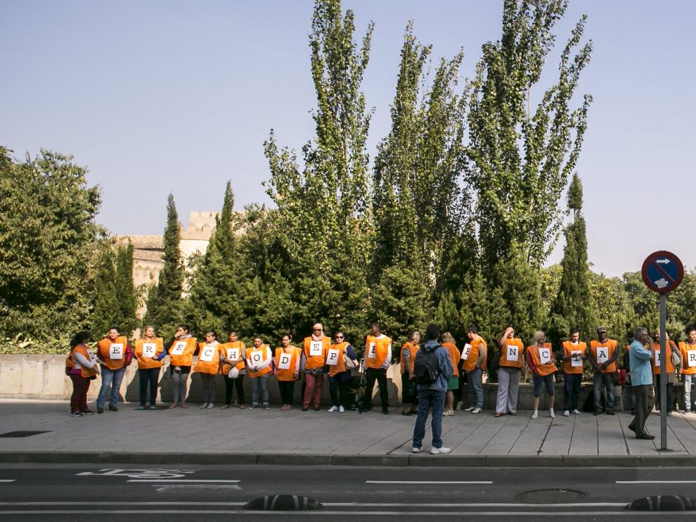 Protesta contra el nuevo proyecto de ley del IAI
