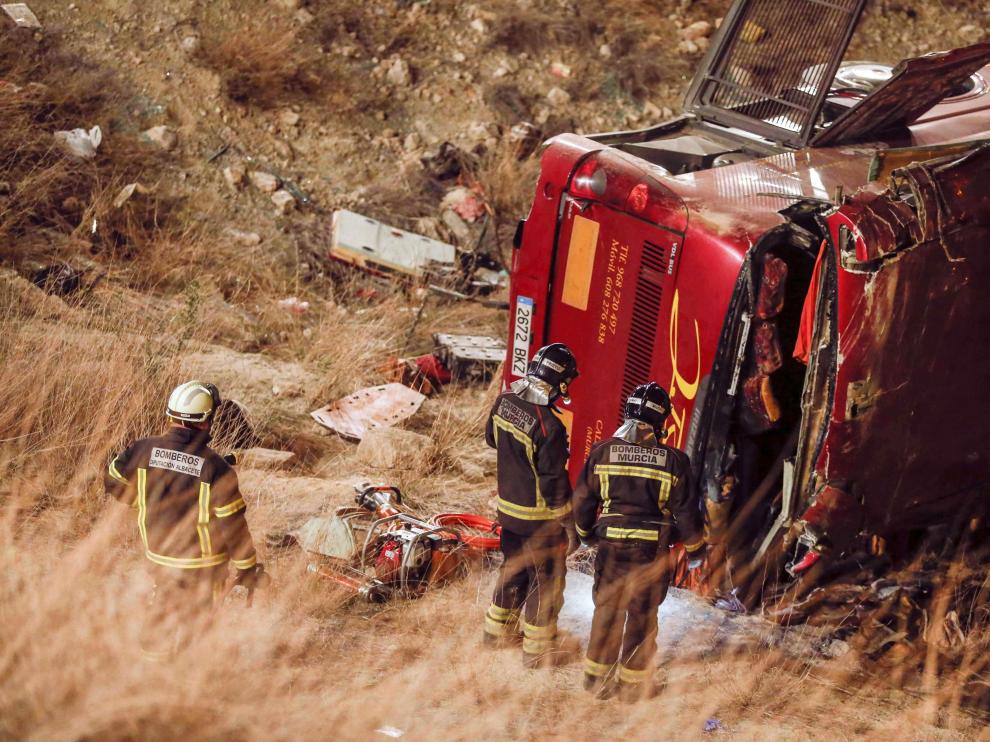 El lugar del accidente