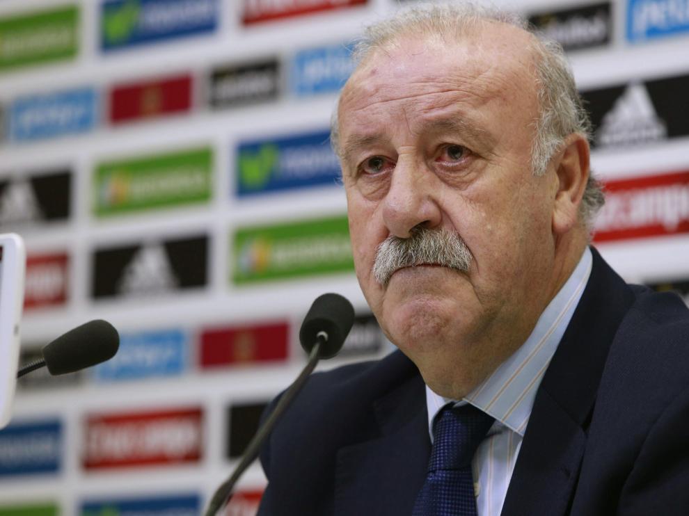 El seleccionador español Vicente Del Bosque.