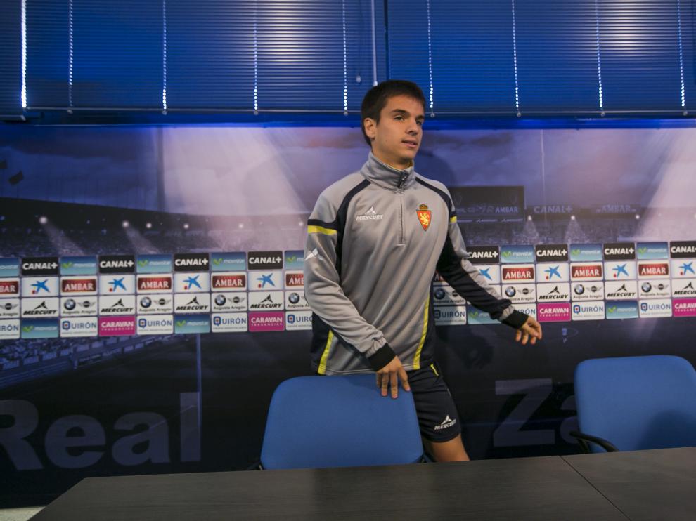 Ruiz de Galarreta, en la sala de prensa de la Ciudad Deportiva