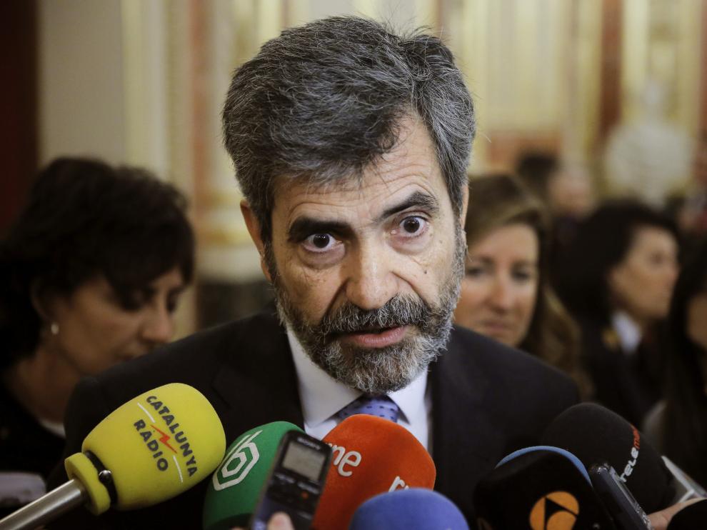 Carlos Lesmes, presidente del Consejo General del Poder Judicial (CGPJ) y del Tribunal Supremo