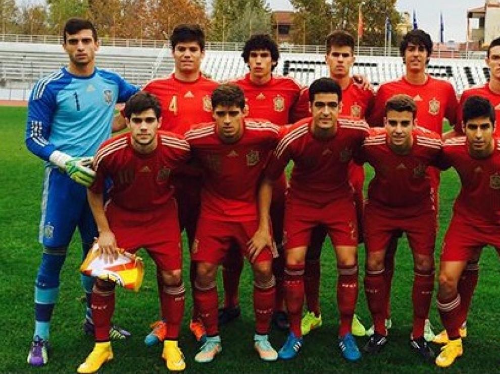 Vallejo, en el once inicial de la sub-19