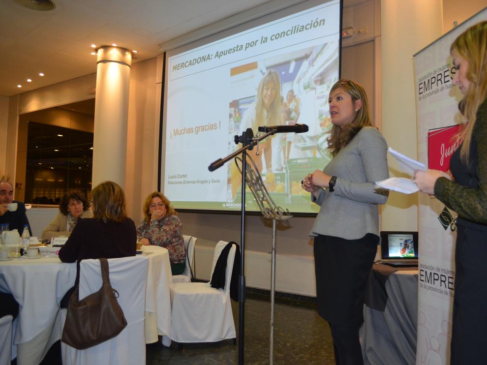 Acto de la Asociación de Mujeres Empresarias de Huesca