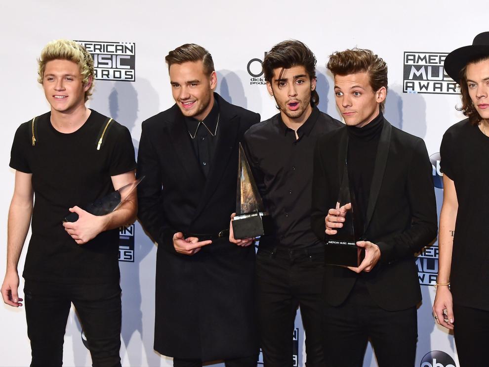 Los chicos de One Direction fueron de los grandes triunfadores de la noche