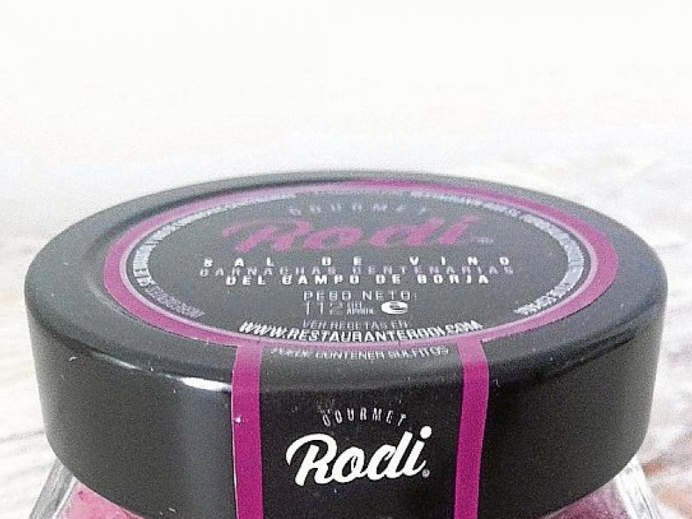 Sal de vino de garnacha del Restaurante Rodi de Fuendejalón