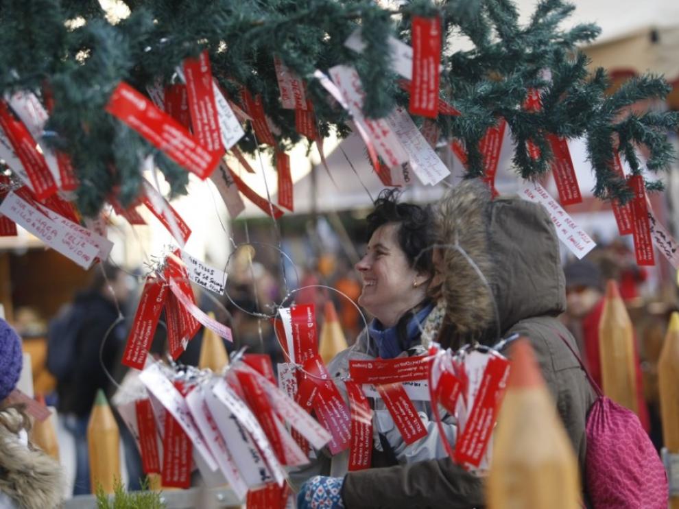 Árbol de los deseos de la plaza del Pilar