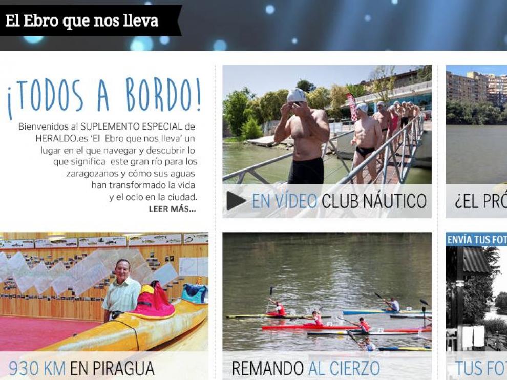 Suplemento en Heraldo.es de 'El Ebro que nos lleva'