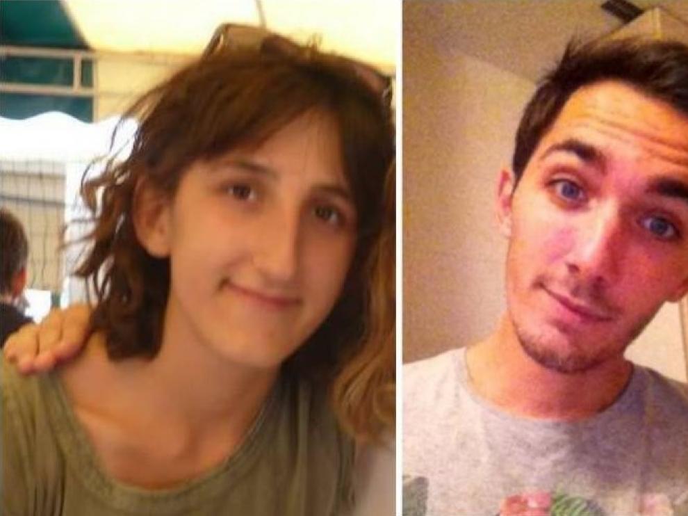 Julien Pérez-Piguet y Sarah Mazerolles, los estudiantes desaparecidos