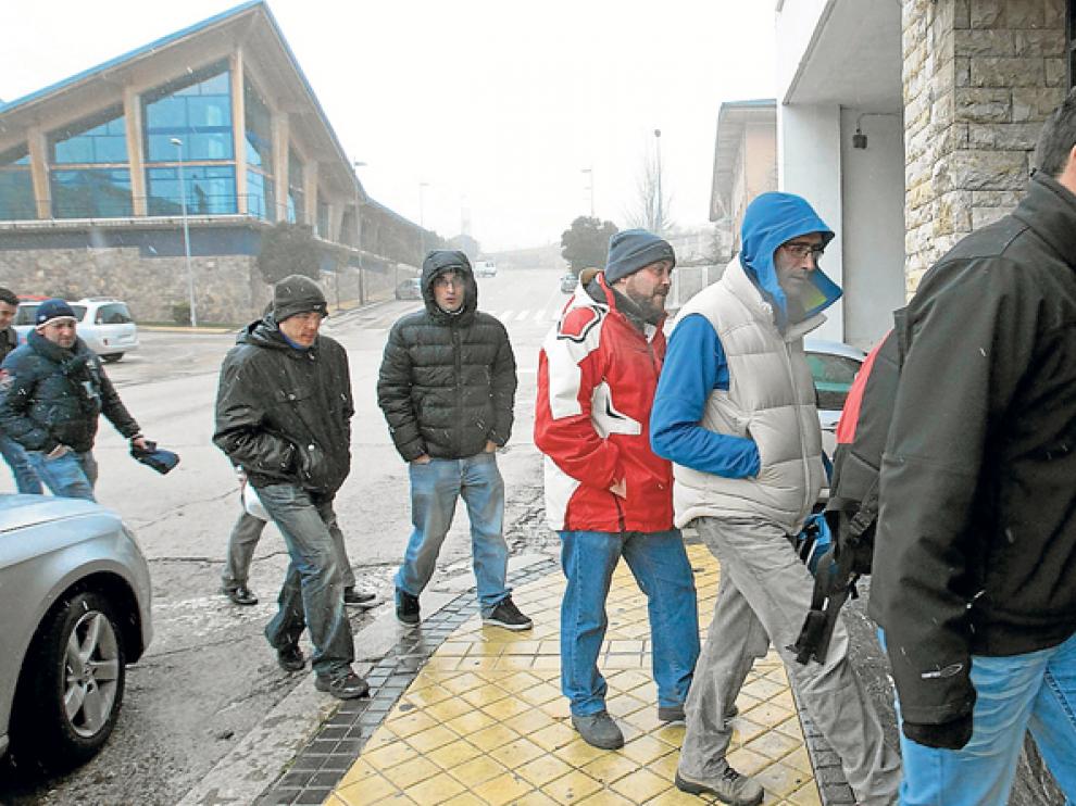 La planta de Campofrío en Ólvega recibió ayer a los 33 empleados de Burgos que han sido ya recolocados.