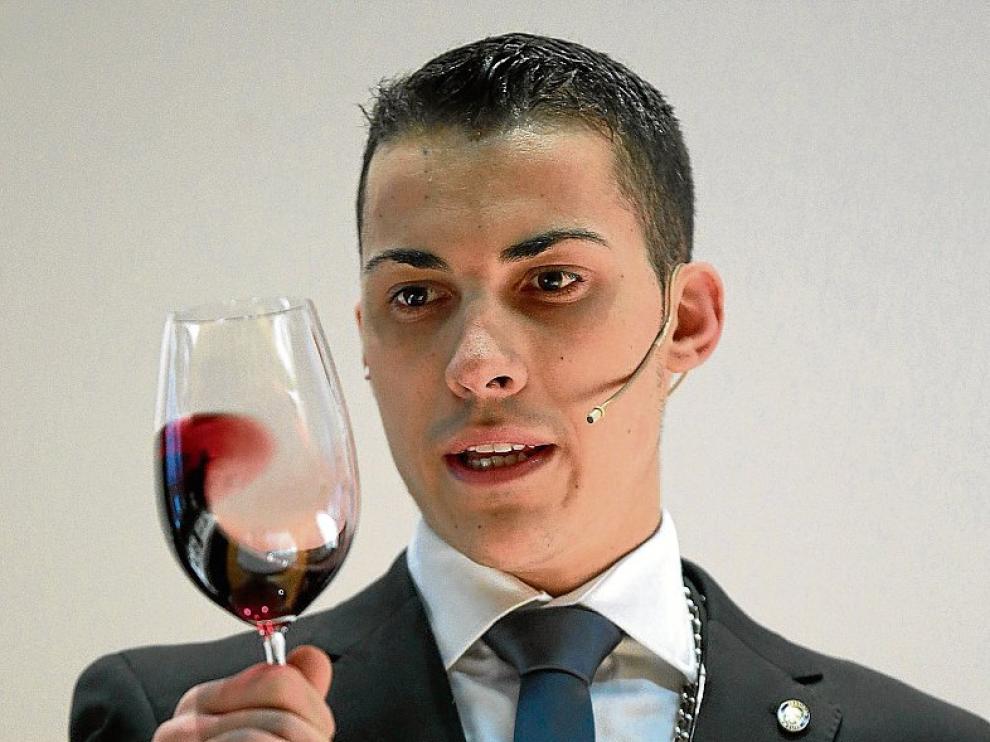 Guillermo Cruz, este jueves en un momento de la competición.
