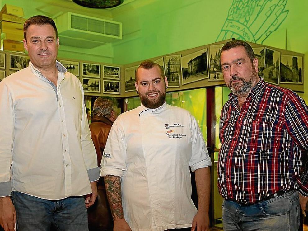 José María Sanz, Franchesko Vera y Roberto Salvador