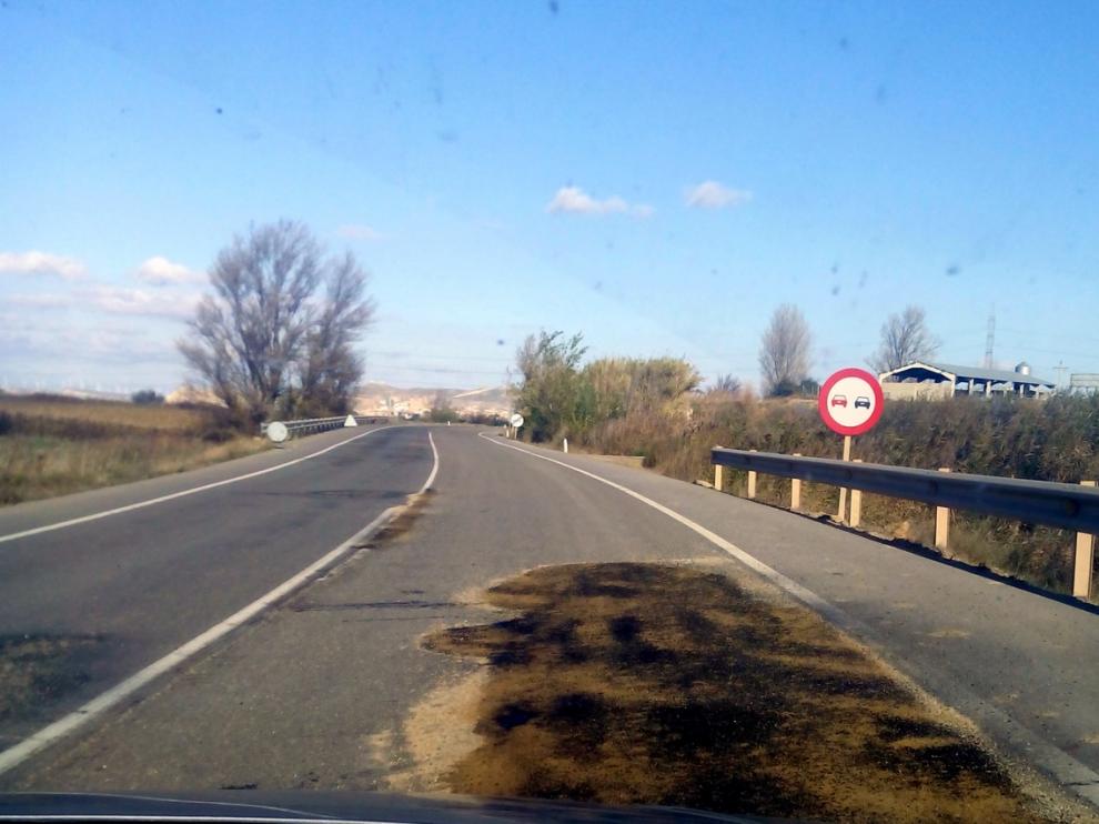 CHA denuncia el “pésimo” estado de las carreteras en la comarca de Valdejalón