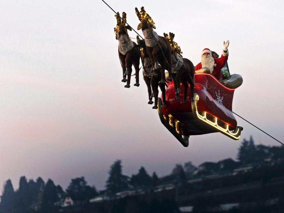 Papá Noel llega a Zaragoza