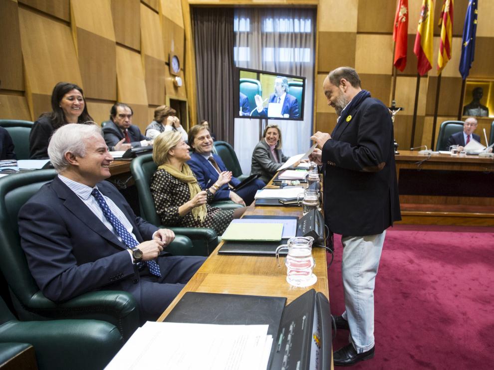 Pleno de este martes en el Ayuntamiento de Zaragoza