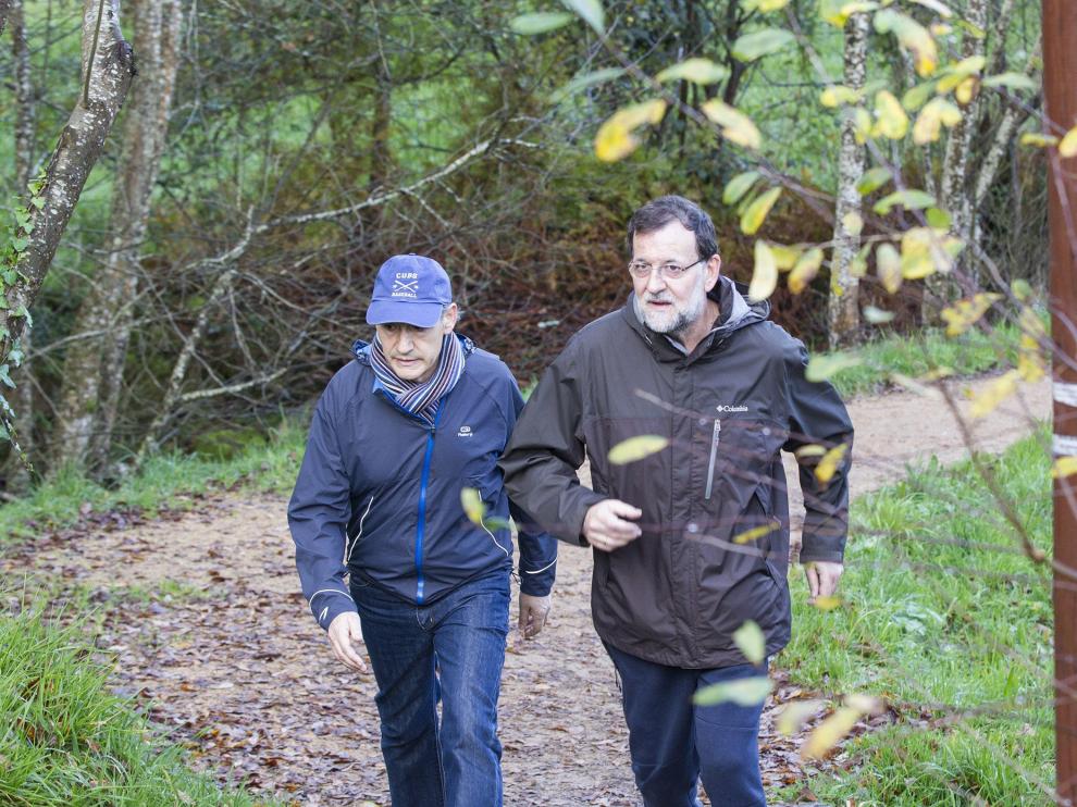 Mariano Rajoy, de paseo