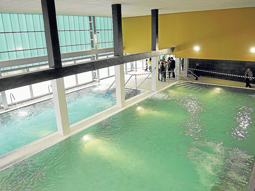 Las instalaciones del balneario están listas para su uso