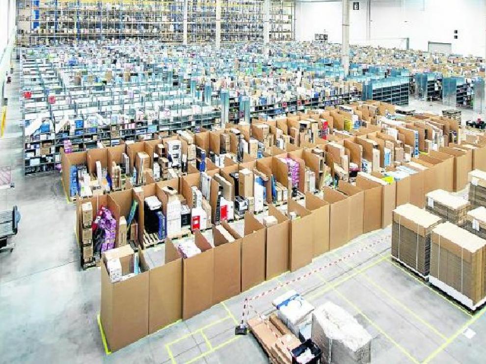 Centro logístico de Amazon en San Fernando de Henares (Madrid).