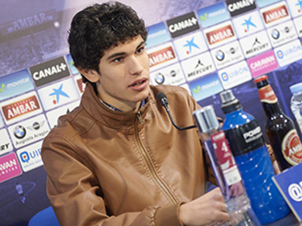 El central del Real Zaragoza Jesús Vallejo
