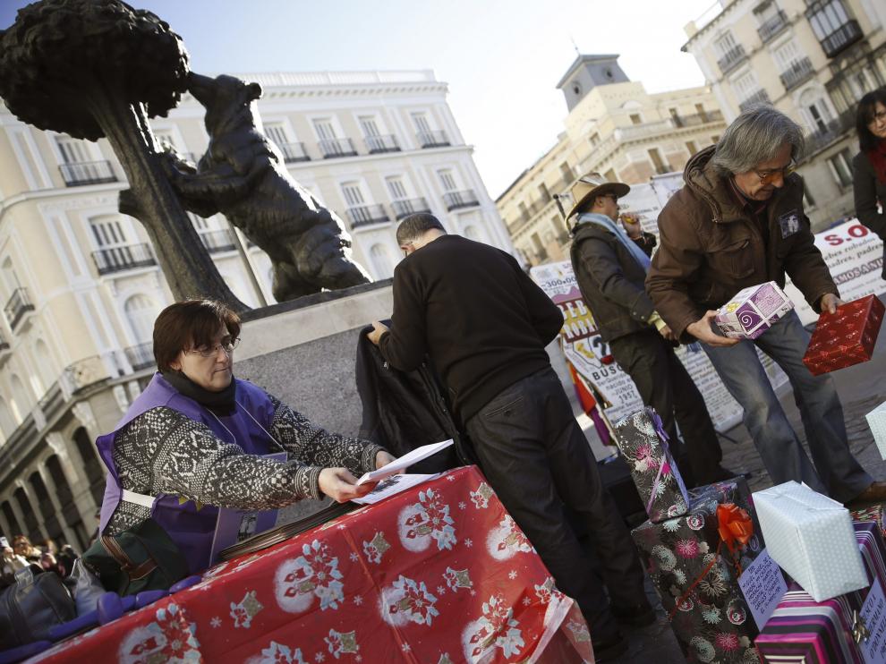 Muro de regalos "no entregados"