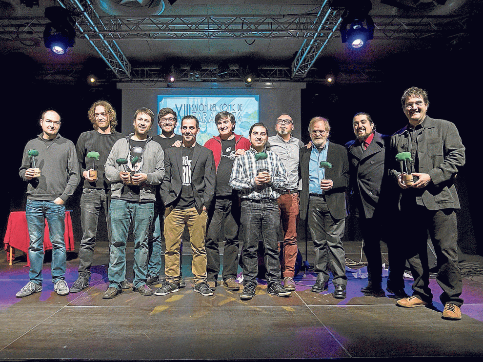 David Terrer, Jesús Saiz, Enrique Fernández, Óscar Senar, José Antonio Bernal, Dionisio Platel, Santi Jurado, Chema Cebolla, Carlos Ezquerra, Carlos Melgares y Daniel Viñuales
